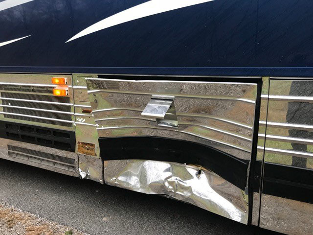 RED's Tour Bus Involved In Minor Accident