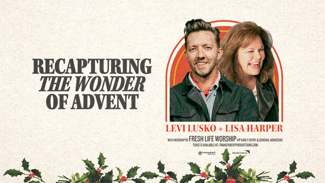 Levi Lusko and Lisa Harper Announce Christmas Tour
