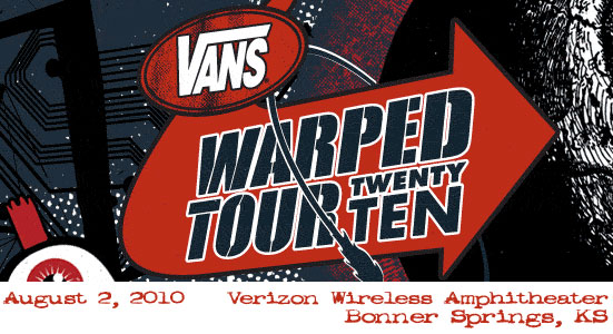 warped tour 2010 lineup