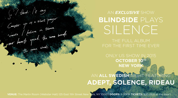 Blindside Silence New York City 2015