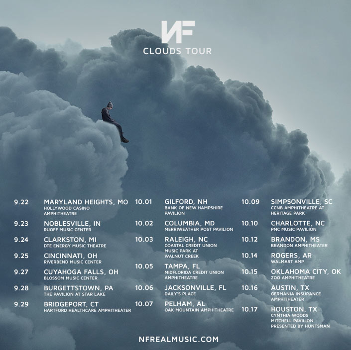 NF Announces 2021 North American 'Clouds' Tour