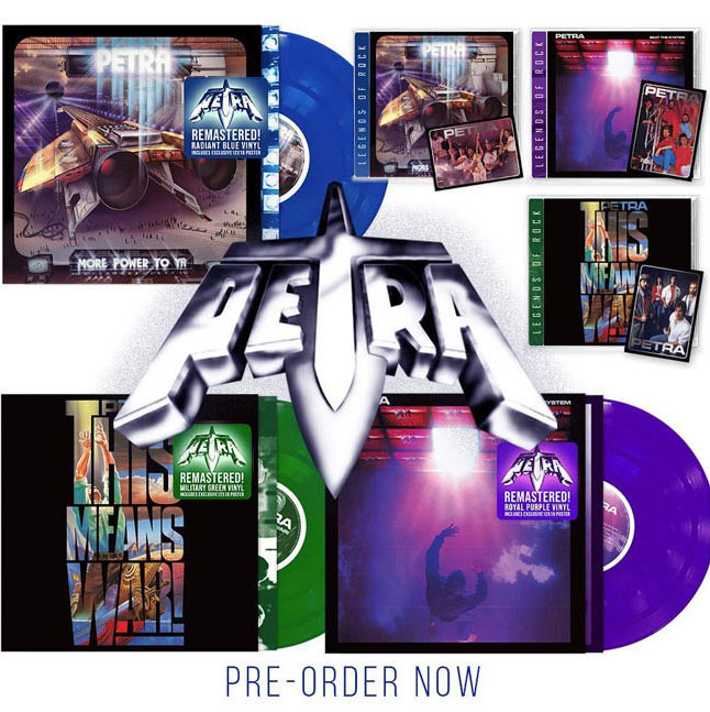 Girder Music Remasters and Re-Releases Three Iconic Petra Albums on CD and Vinyl