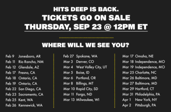 TobyMac Announces Annual HITS DEEP TOUR With 29 Shows, in 26 Cities