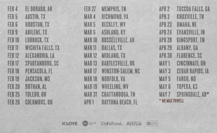 Awakening Events Adds More Dates To The Stand Together Tour With Newsboys