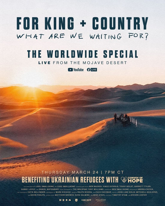 FOR KING + COUNTRY New Album Climbs The Charts