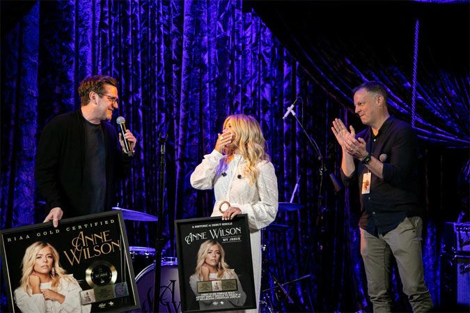 Anne Wilson Receives Her First RIAA Gold Certification for Her Historic No. 1 Song 'My Jesus'
