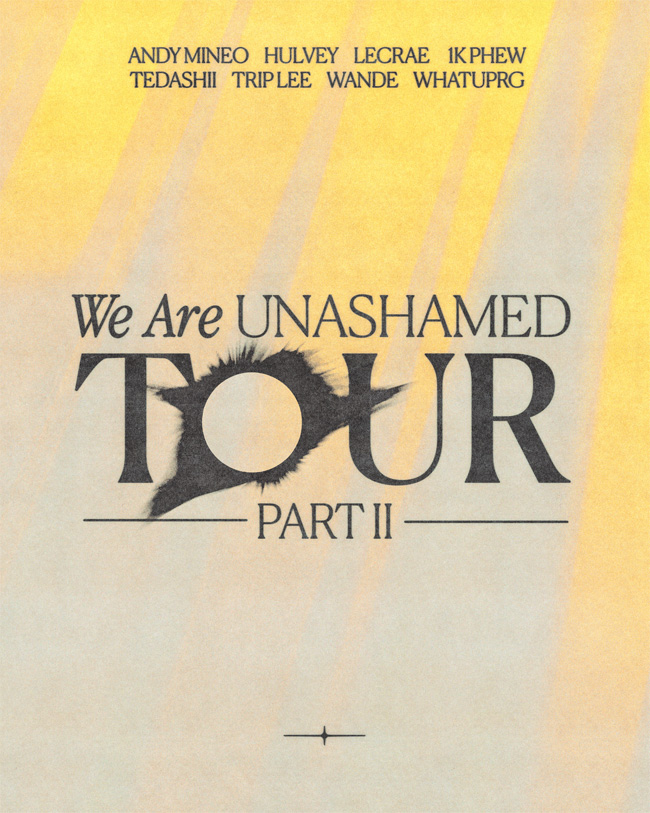 Reach Records Announces West Coast Dates for the 'We Are Unashamed' Tour!