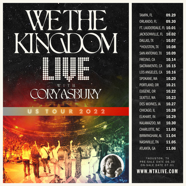 We The Kingdom Announces 22-Date Headlining Tour Kicks off September 29