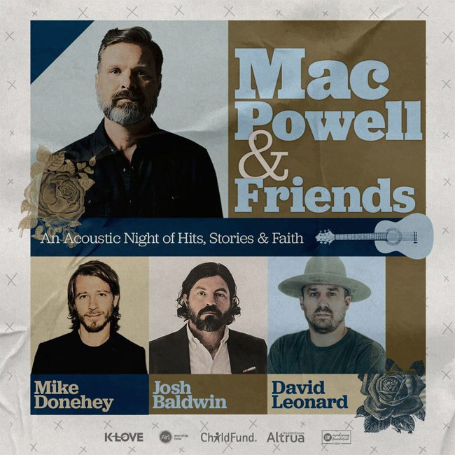 Mac Powell Announces Fall Tour; Tickets on Sale Friday, August 19th