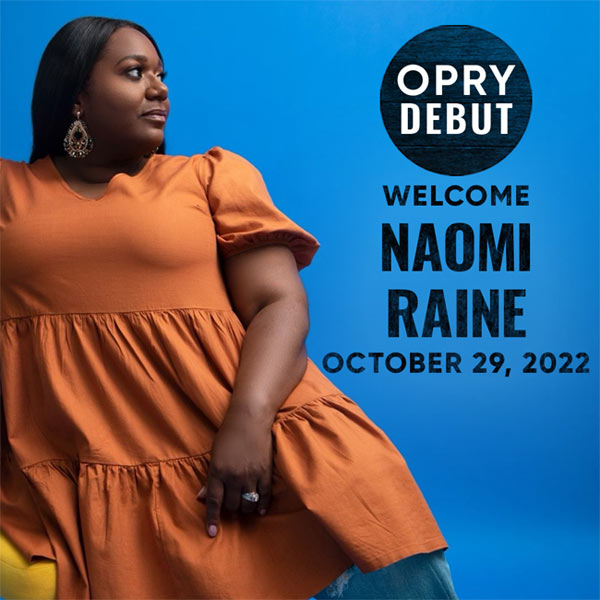 Naomi Raine Slated for Grand Ole Opry Debut on Oct. 29