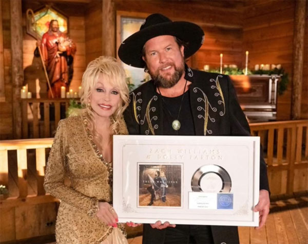 Zach Williams Guests TONIGHT on 'Dolly Parton's Magic Mountain Christmas' TV special on NBC