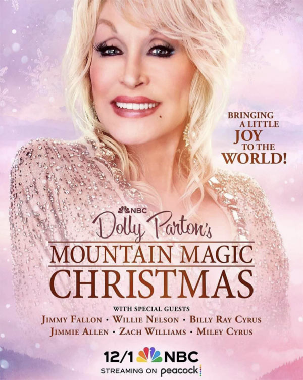 Zach Williams Guests TONIGHT on 'Dolly Parton's Magic Mountain Christmas' TV special on NBC