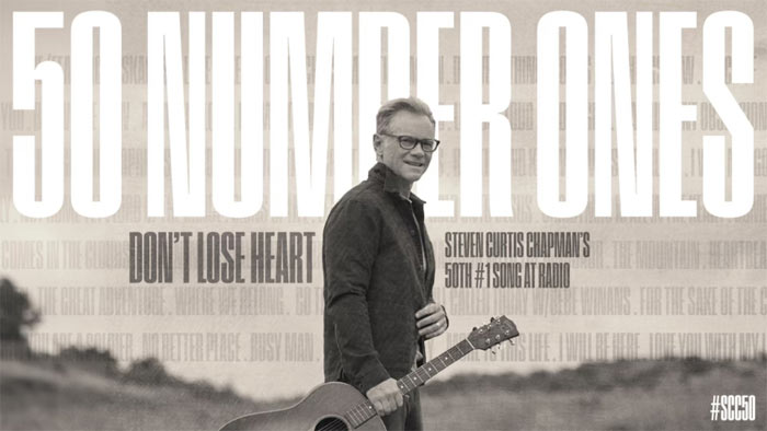 Steven Curtis Chapman Makes History, Receives His 50th No. 1 Radio Single With 'Don't Lose Heart'