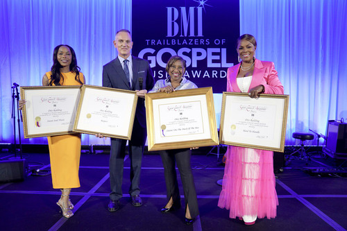 Karla-Redding Andrews Accepts Four BMI Million-Air Awards At The BMI Trailblazers of Gospel Music Awards On March 30, 2023 in Atlanta, Georgia
