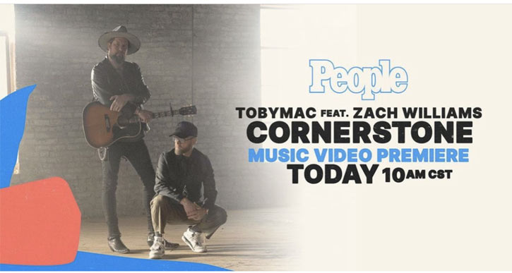TobyMac Debuts New Music Video for 'Cornerstone (feat. Zach Williams)'