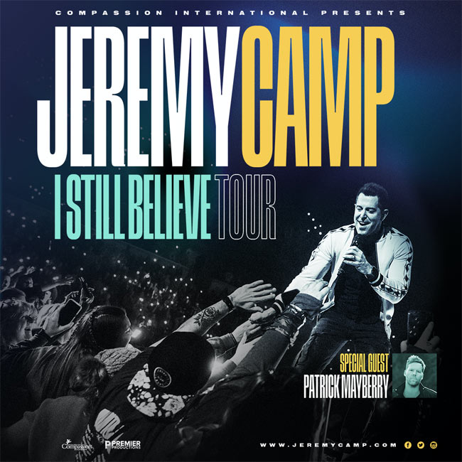 JFH News Jeremy Camp Extends I Still Believe TourUS and Canada15 New