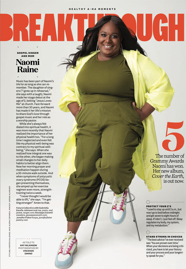 Naomi Raine Featured in July's Women's Health Magazine