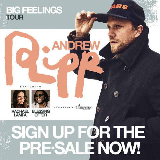 Andrew Ripp's Big Feelings Tour Announced for this Fall with 18 Shows!
