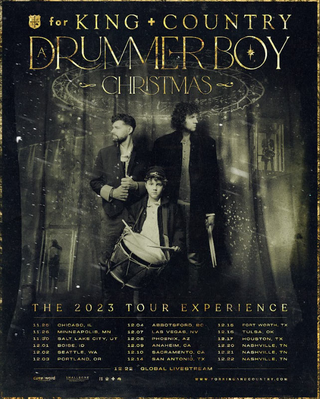 for KING and COUNTRY Announces 2023 Christmas Tour