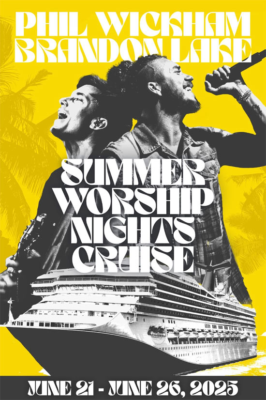 Phil Wickham and Brandon Lake Announce 'Summer Worship Nights Cruise' for Summer 2025