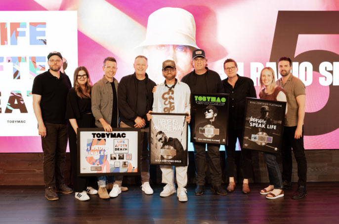 TobyMac Surprised by Capitol CMG and Pandora with Several Career Accolades