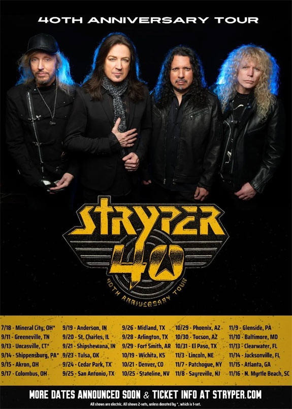 Legendary Heavy Metallers STRYPER Announce New Album 'When We Were Kings' Due Out September 13th