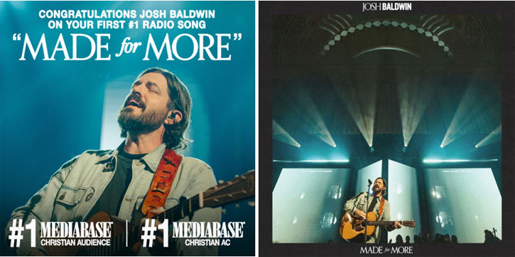 Josh Baldwin Celebrates First No. 1 Song, 'Made for More,' with New Versions