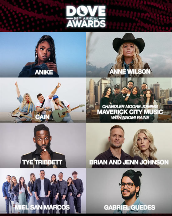 55th Annual GMA Dove Awards Unveils Second Round of Performers