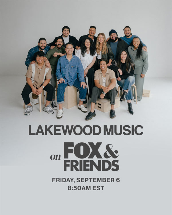 Lakewood Music to Appear on Fox and Friends Sept. 6