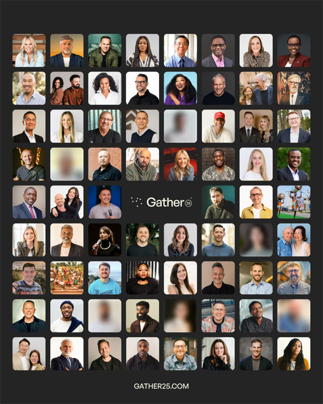 Speakers Announced for Gather25, the First-of-Its-Kind, Global Christian Event