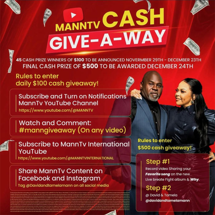 Power-Duo David and Tamela Mann Give Back This Christmas