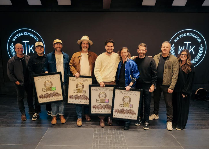 We The Kingdom Celebrates RIAA Gold Certification of 'God So Loved'