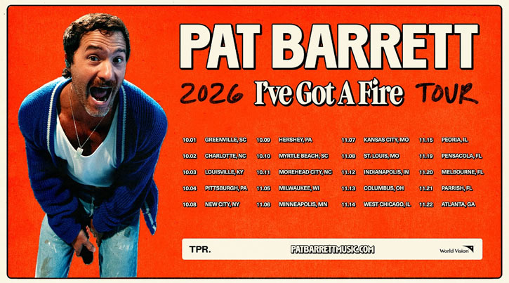 Pat Barrett Announces 20-City I've Got A Fire Tour This Fall