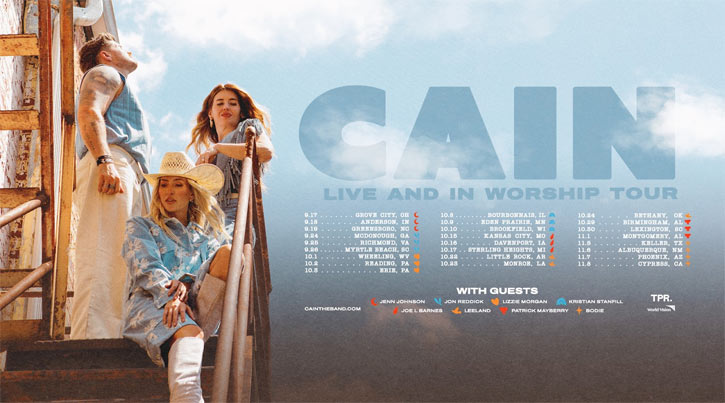 CAIN Announces Fall 2026 'Live and in Worship Tour'