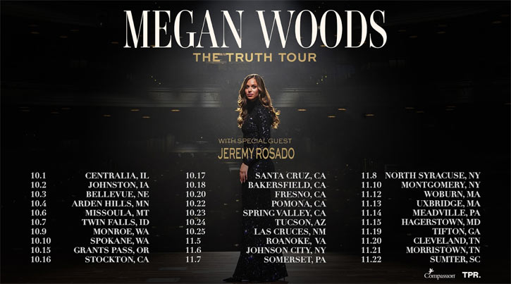 Megan Woods Announces Return of The Truth Tour this Fall with Special Guest Jeremy Rosado