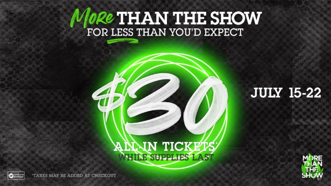 Awakening Foundation Announces Annual Ticket Offer - One Week Only