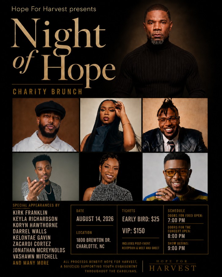 Hope For Harvest Presents Night of Hope Charity Brunch