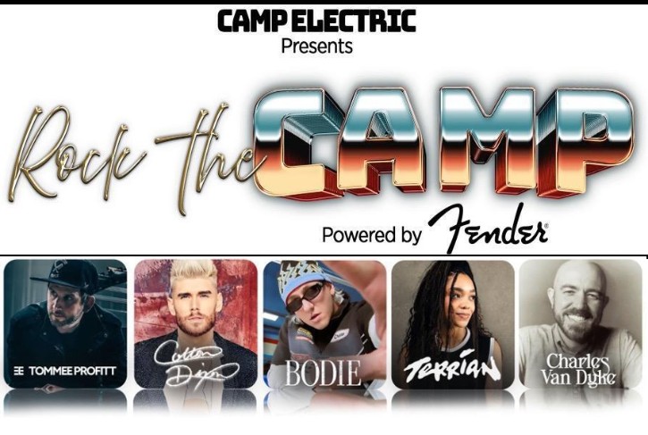 Camp Electric Launches 4th Annual Rock the Camp Contest, Powered by Fender